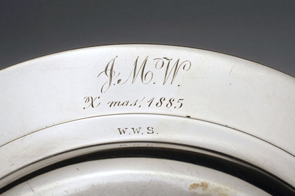 Gorham Sterling Nursery Rhyme Plate